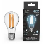 Лампа светодиодная Gauss Filament E27 26Вт 4100K 102902226 от ImperiumLoft