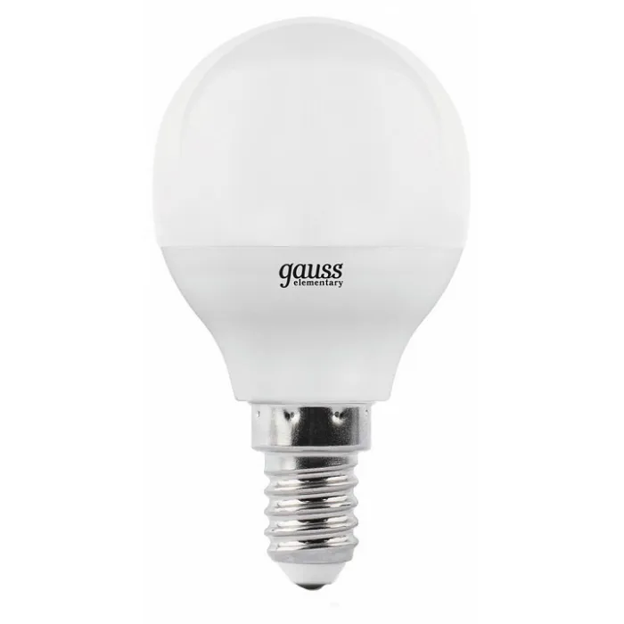 Лампа светодиодная Gauss E14 6Вт 3000K 53116 от ImperiumLoft