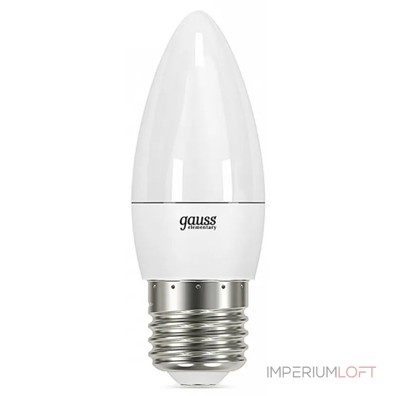 Лампа светодиодная Gauss LED Elementary Candle E27 8Вт 3000K 33218