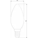 Лампа светодиодная Elektrostandard BLE1411 E14 7Вт 3000K a049066 Цвет арматуры белый от ImperiumLoft