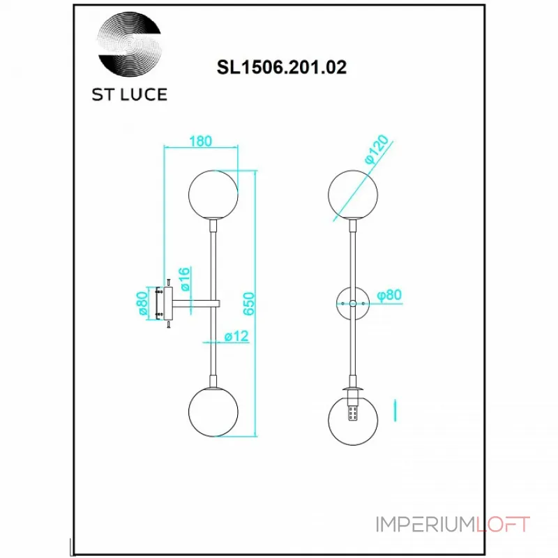 Бра ST-Luce Chieti SL1506.201.02