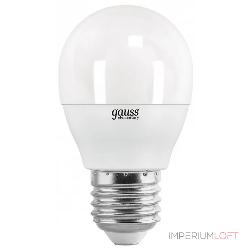 Лампа светодиодная Gauss LED Elementary Globe E27 10Вт 3000K 53210 Лампа светодиодная Gauss LED Elementary Globe E27 10Вт 3000K 53210