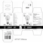 Лампа светодиодная Gauss 232 E27 10Вт 6500K 23230 от ImperiumLoft