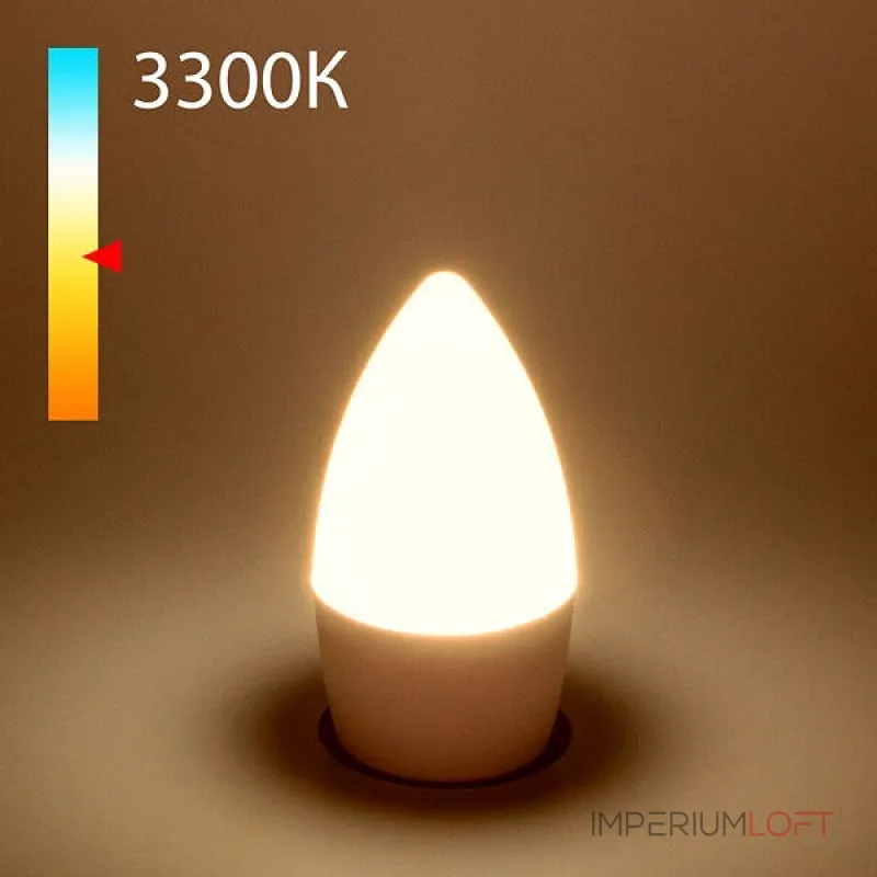 Лампа светодиодная Elektrostandard Свеча E27 6Вт 3300K BLE2760 Лампа светодиодная Elektrostandard Свеча E27 6Вт 3300K BLE2760