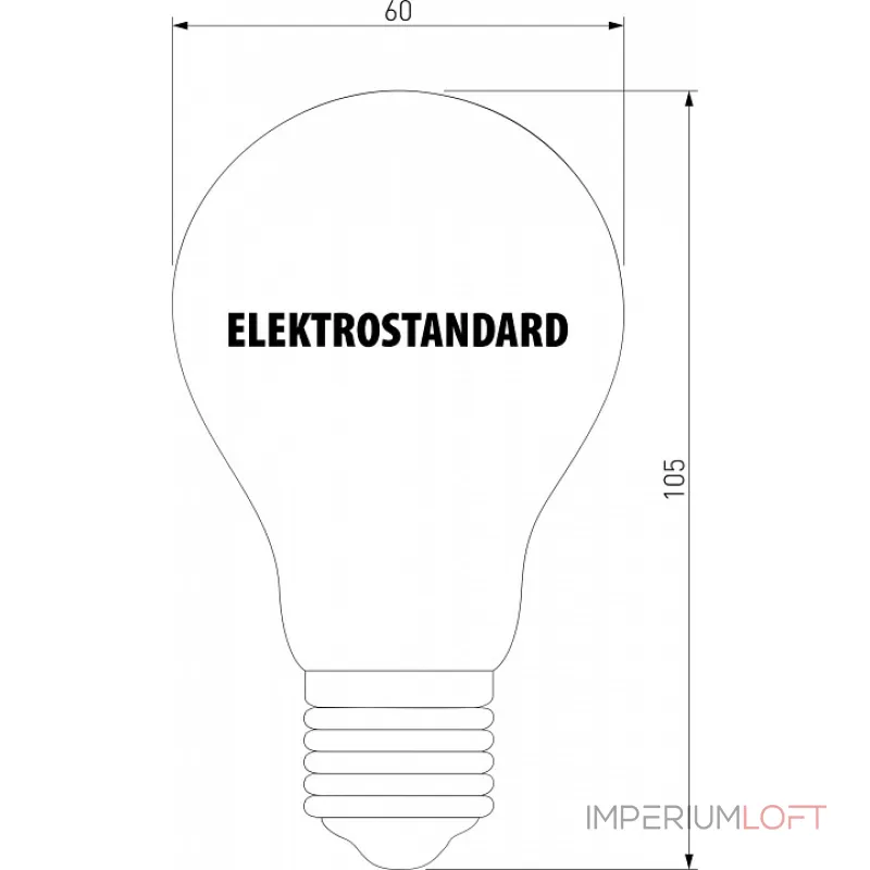 Лампа светодиодная Elektrostandard BLE2705 E27 8Вт 3300K a048278 Цвет арматуры никель Цвет плафонов белый от ImperiumLoft Лампа светодиодная Elektrostandard BLE2705 E27 8Вт 3300K a048278 Цвет арматуры никель Цвет плафонов белый от ImperiumLoft