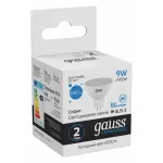 Лампа светодиодная Gauss 135 GU5.3 9Вт 6500K 13539