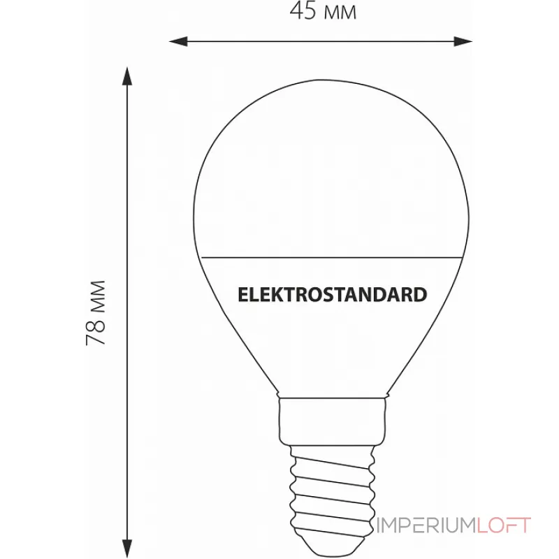 Лампа светодиодная Elektrostandard Mini Classic a049019 Лампа светодиодная Elektrostandard Mini Classic a049019