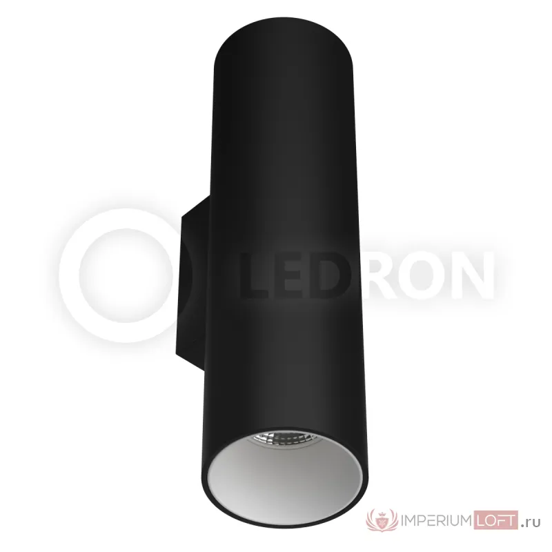 Светодиодное бра Ledron Danny mini 2 WS-GU10 Black-White от ImperiumLoft