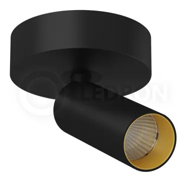Накладной светодиодный светильник Ledron SAGITONY R 40 Dim Black-Gold