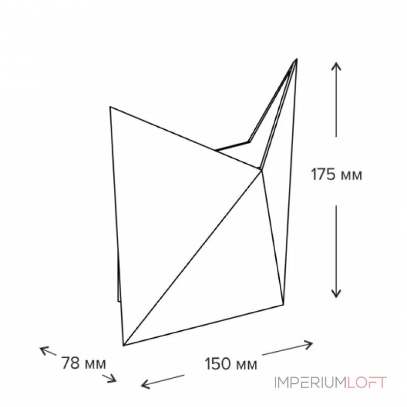 Светодиодное бра LeDron A816 Grey от ImperiumLoft Светодиодное бра LeDron A816 Grey от ImperiumLoft