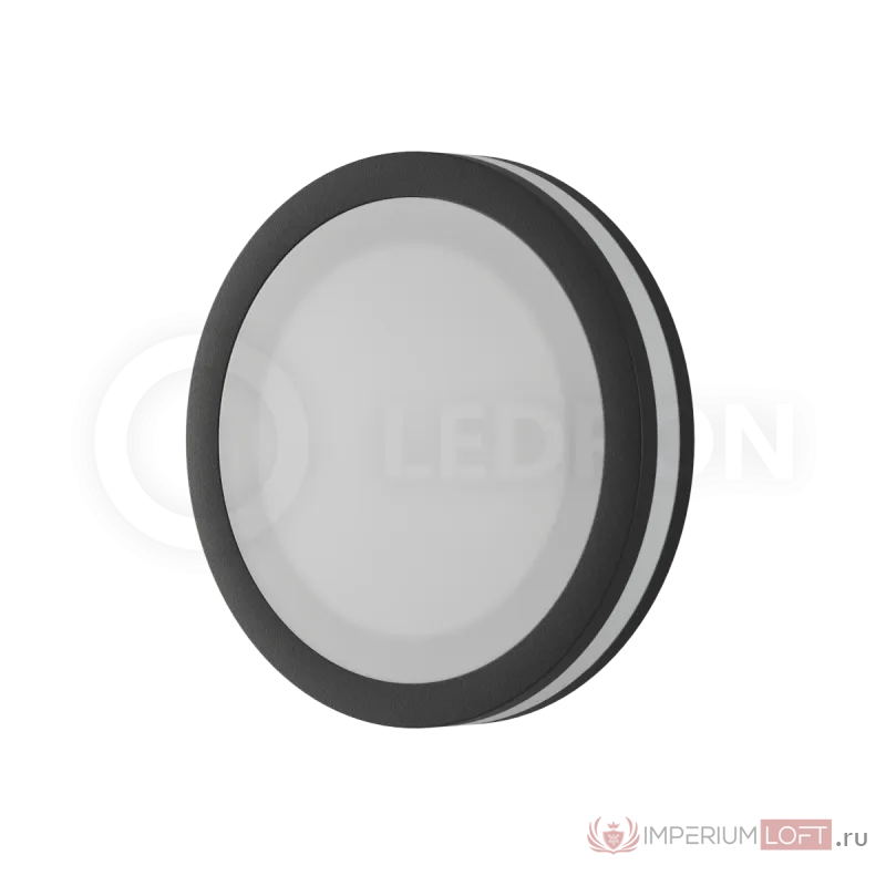 Встраиваемый светодиодный светильник LeDron LIP0906-10W-Y Black 4000K от ImperiumLoft