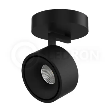 Накладной светодиодный светильник Ledron SAGITONY R S75 Black от ImperiumLoft