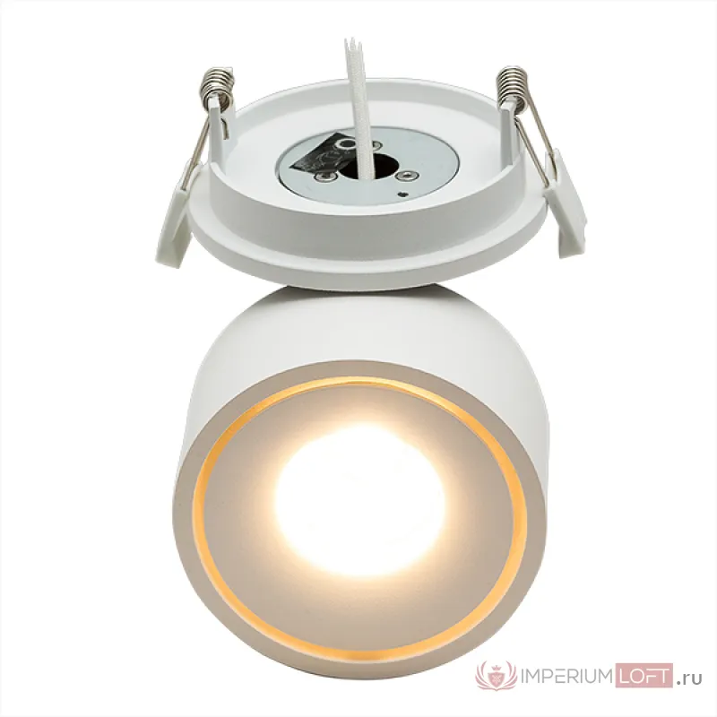 Встраиваемый поворотный светильник LeDron LB13 White от ImperiumLoft