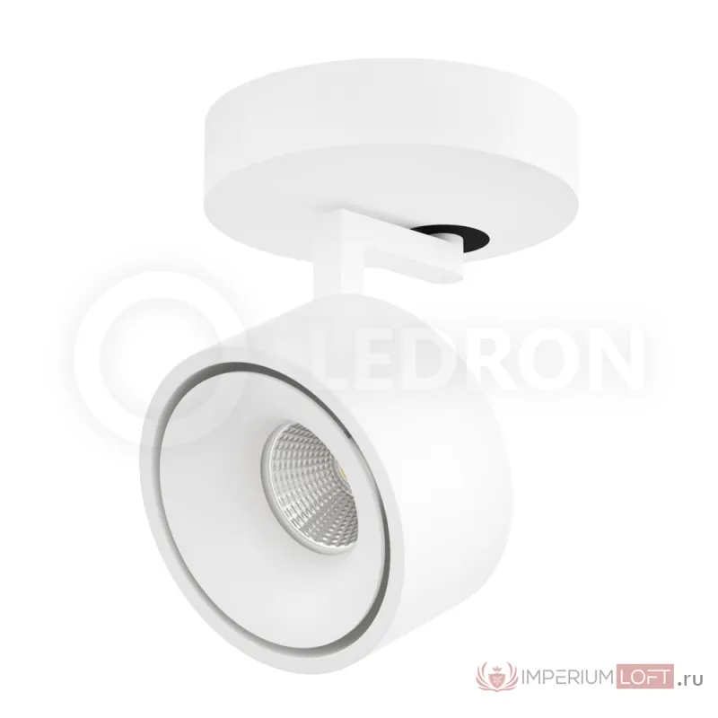 Накладной светодиодный светильник Ledron SAGITONY R S75 White от ImperiumLoft