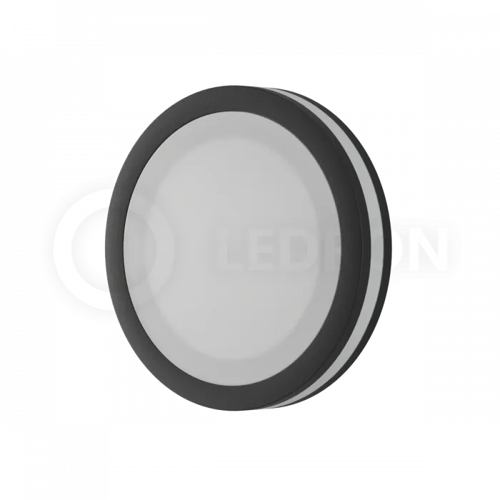 Встраиваемый светодиодный светильник LeDron LIP0906-10W-Y Black 3000K от ImperiumLoft