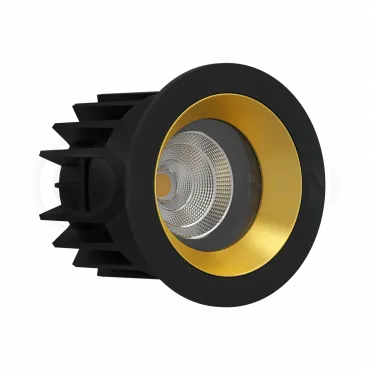 Встраиваемый светодиодный светильник LeDron FAST TOP MINI Black/Gold от ImperiumLoft