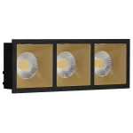 Светильник встраиваемый LeDron RISE KIT 3 Black Gold от ImperiumLoft