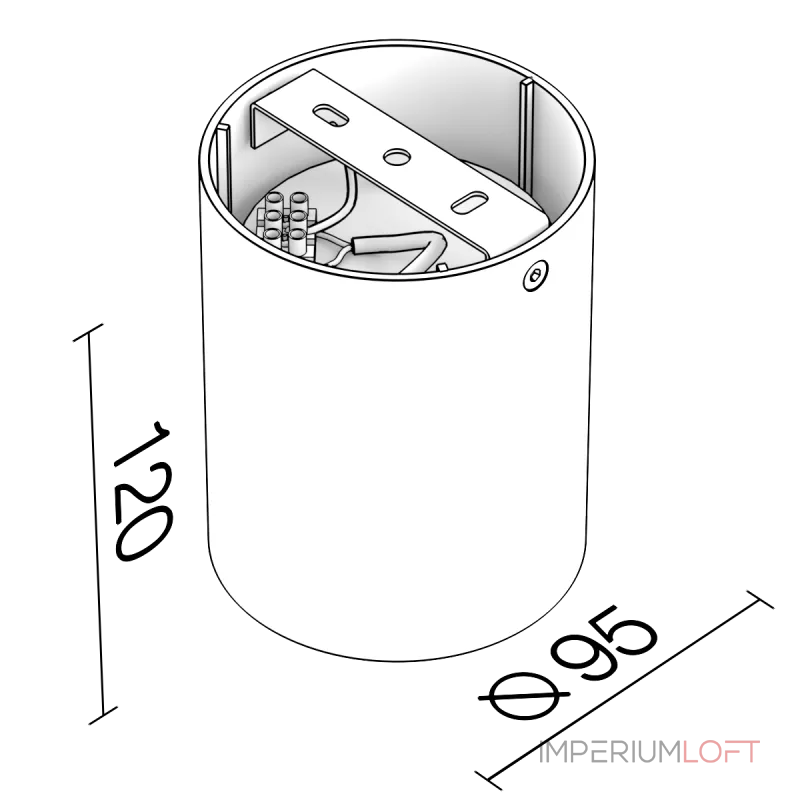 Накладной светодиодный светильник LeDron HDL5600 WHITE от ImperiumLoft Накладной светодиодный светильник LeDron HDL5600 WHITE от ImperiumLoft