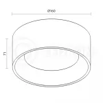 Накладной светодиодный светильник LeDron SUITABLE MIDDLE YA-4510CR White от ImperiumLoft Накладной светодиодный светильник LeDron SUITABLE MIDDLE YA-4510CR White от ImperiumLoft