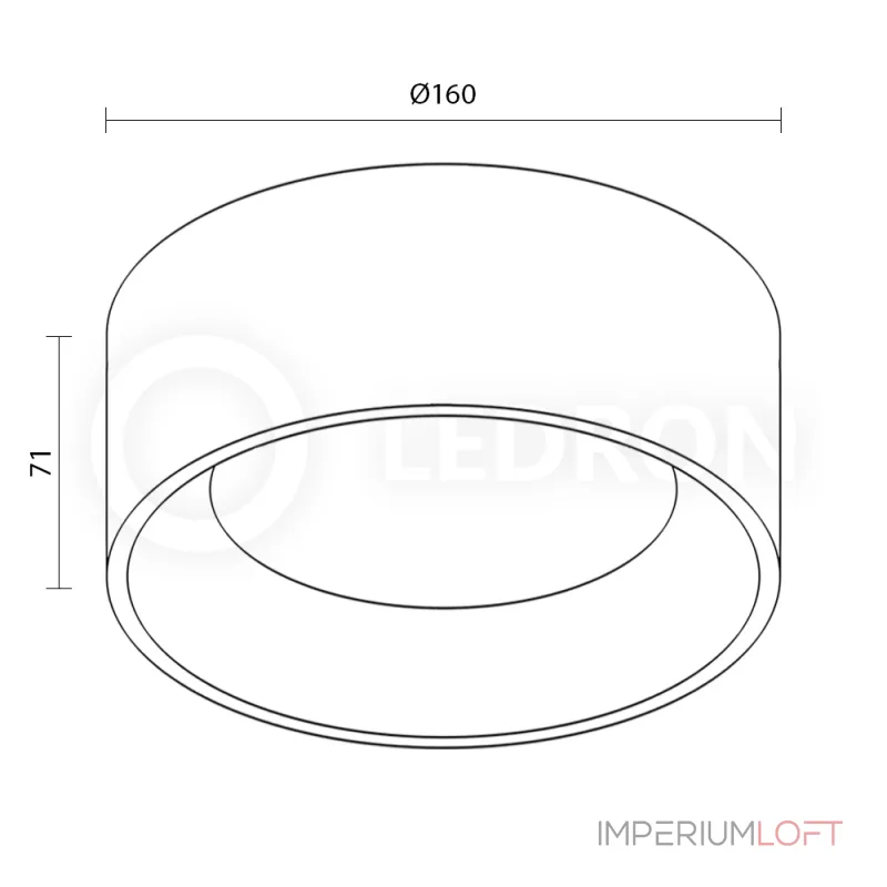 Накладной светодиодный светильник LeDron SUITABLE MIDDLE YA-4510CR White от ImperiumLoft Накладной светодиодный светильник LeDron SUITABLE MIDDLE YA-4510CR White от ImperiumLoft