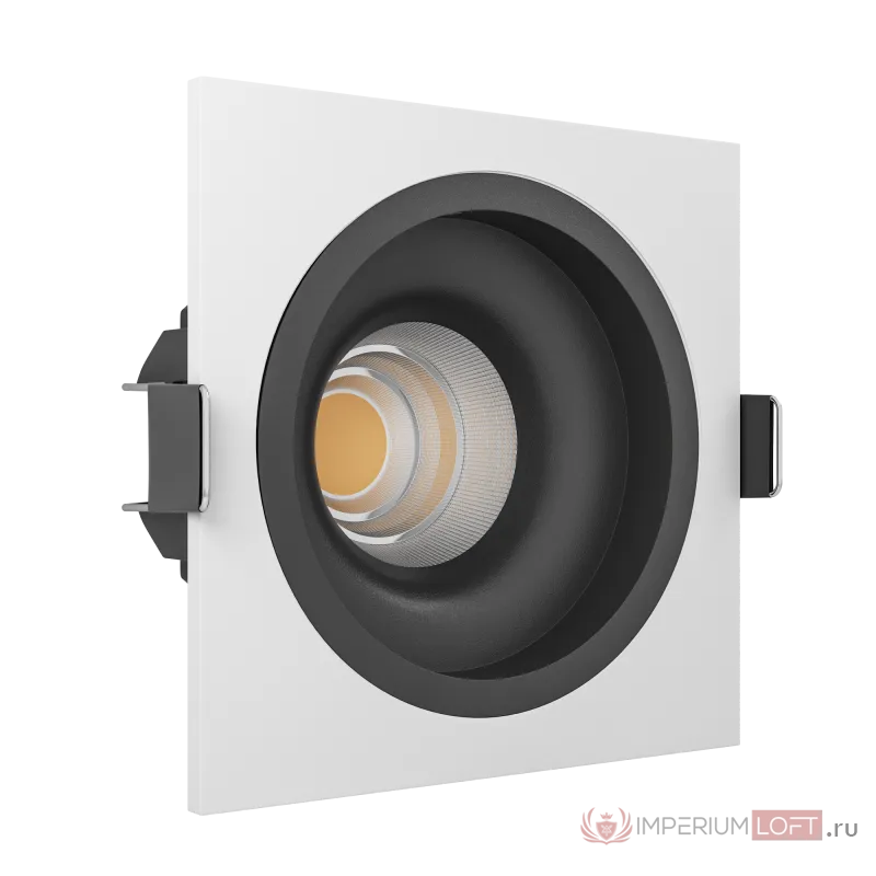 Встраиваемый светодиодный светильник LeDron LEVEL SQ 1 BLACK/WHITE от ImperiumLoft