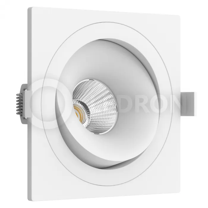 Встраиваемый поворотный светильник LeDron MJ-1006GW SQ от ImperiumLoft