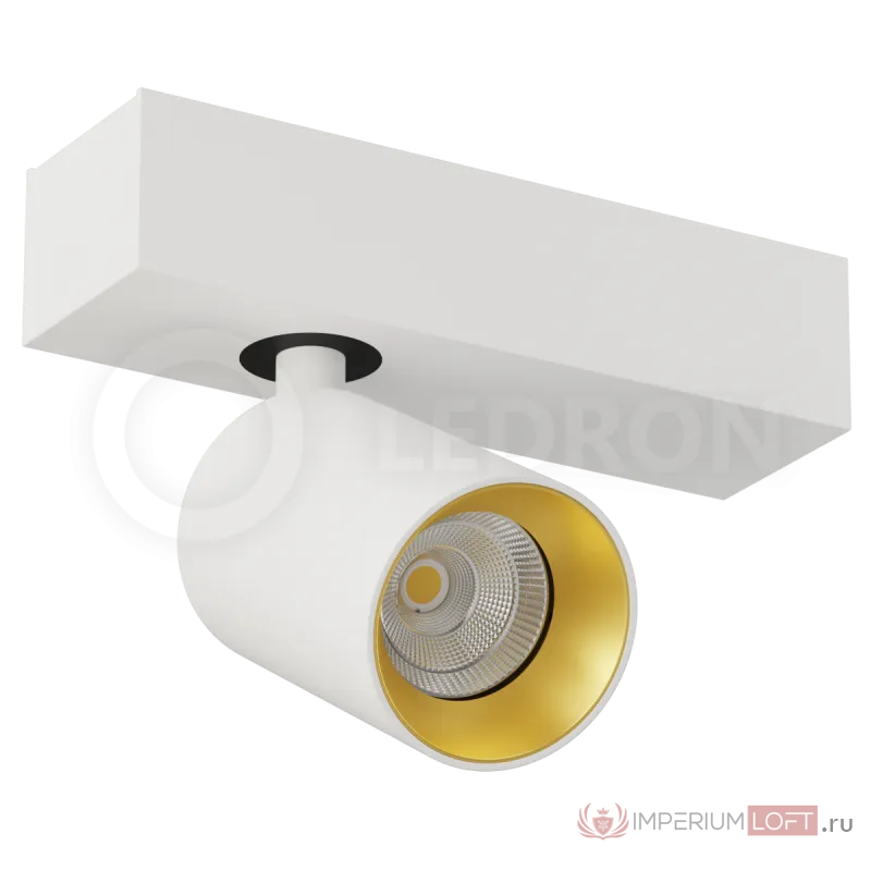 Накладной светодиодный светильник LeDron SAGITONY-S60-White-Gold от ImperiumLoft