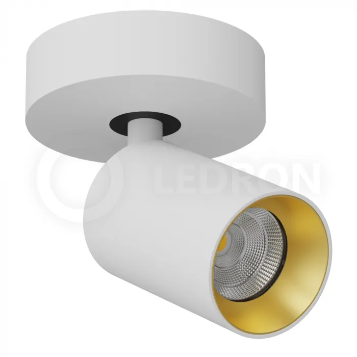 Накладной светодиодный светильник LeDron SAGITONY R 60 Dim White-Gold от ImperiumLoft
