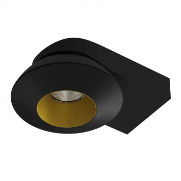 Накладной светодиодный светильник Ledron KRIS SLIM Black-Gold