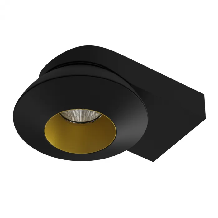 Накладной светодиодный светильник Ledron KRIS SLIM Black-Gold от ImperiumLoft