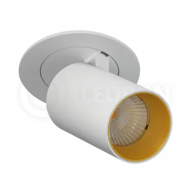 Встраиваемый поворотный светильник LeDron DANNY MINI S 40 White-Gold от ImperiumLoft
