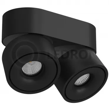 Светодиодный накладной светильник Ledron LH13W 2 Black от ImperiumLoft