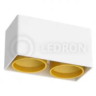 Накладной светодиодный светильник LeDron KEA 2 ED GU10 White-Gold от ImperiumLoft