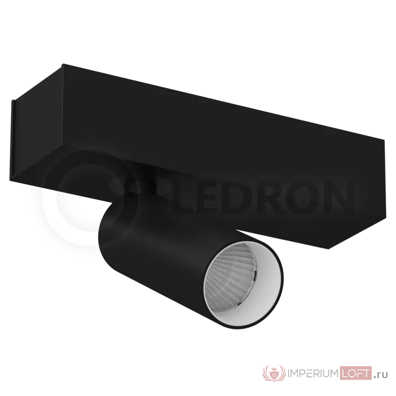 Накладной светодиодный светильник Ledron SAGITONY S40 Black-White от ImperiumLoft