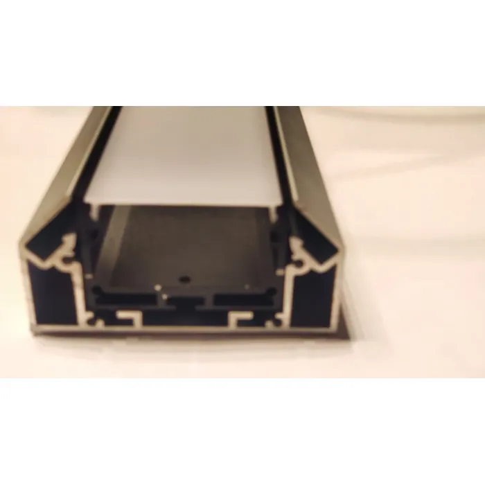 Профиль для светодиодной ленты под натяжной потолок LeDron АВД-4662 Black от ImperiumLoft