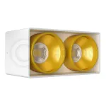 Накладной светодиодный светильник LeDron KEA 2 ED GU10 White-Gold от ImperiumLoft