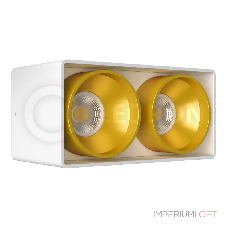 Накладной светодиодный светильник LeDron KEA 2 ED GU10 White-Gold Накладной светодиодный светильник LeDron KEA 2 ED GU10 White-Gold