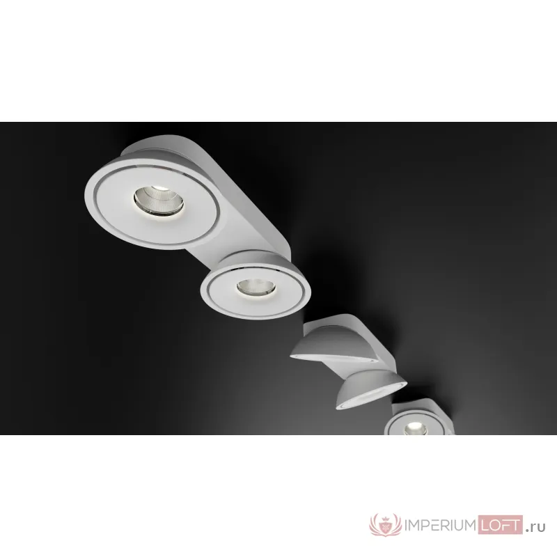 Накладной светодиодный светильник LeDron ORBIT SLIM 2 White от ImperiumLoft