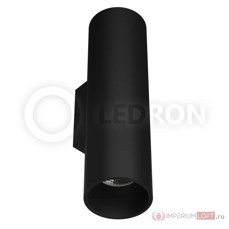 Светодиодное бра Ledron Danny mini 2 WS-GU10 Black от ImperiumLoft
