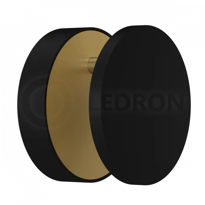 Светодиодное бра Ledron UFO G2 Black-Gold от ImperiumLoft