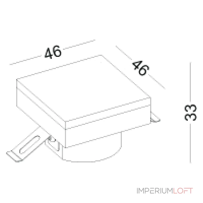 Светодиодный встраиваемый светильник LeDron LSL008A-Alu от ImperiumLoft