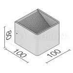 Светодиодное бра Ledron LD1100/6W White от ImperiumLoft