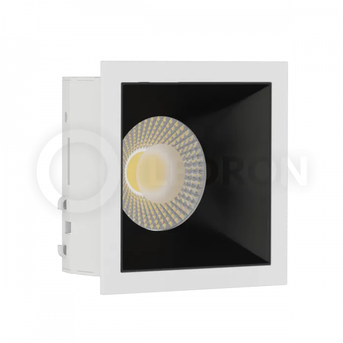 Светильник встраиваемый LeDron RISE KIT 1 White Black от ImperiumLoft