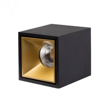 Накладной светодиодный светильник LeDron KUBING Black Gold