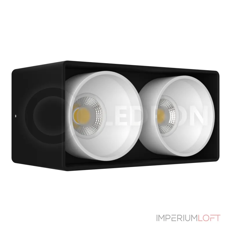 Накладной светильник Ledron KEA 2 ED GU10 Black-White Накладной светильник Ledron KEA 2 ED GU10 Black-White