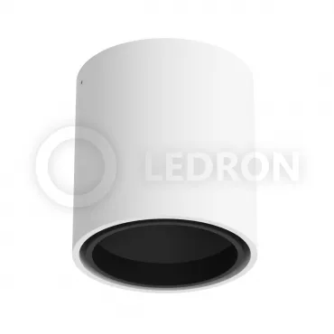 Накладной светильник Ledron KEA R ED GU10 White-Black