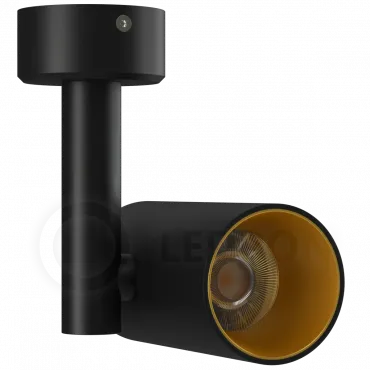 Накладной светодиодный светильник LeDron CSU0609-9W Black+Gold
