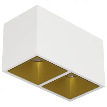 Накладной светодиодный светильник Ledron KUBING 2 White-Gold