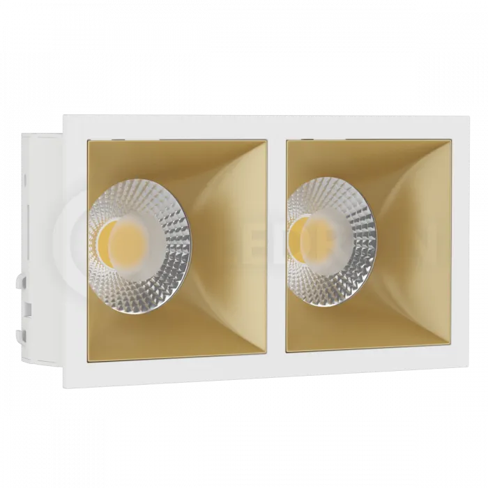 Светильник встраиваемый LeDron RISE KIT 2 White Gold от ImperiumLoft