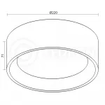 Накладной светодиодный светильник LeDron SUITABLE LARGE White YA-4520CR от ImperiumLoft Накладной светодиодный светильник LeDron SUITABLE LARGE White YA-4520CR от ImperiumLoft